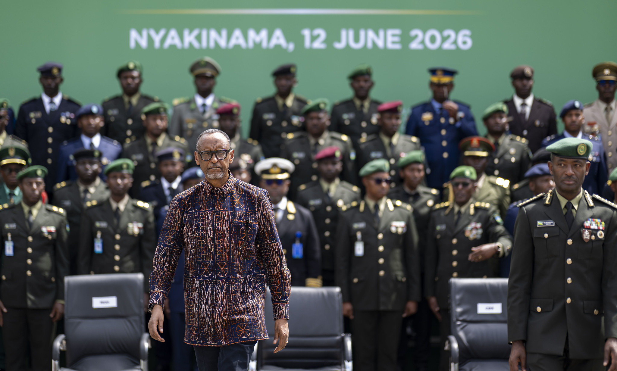 President Kagame, Commander-in-Chief of the Rwanda Defence Force, presides over 14th Graduation Ceremony of the Senior Command and Staff Course | Musanze-Nyakinama, 12 June 2026